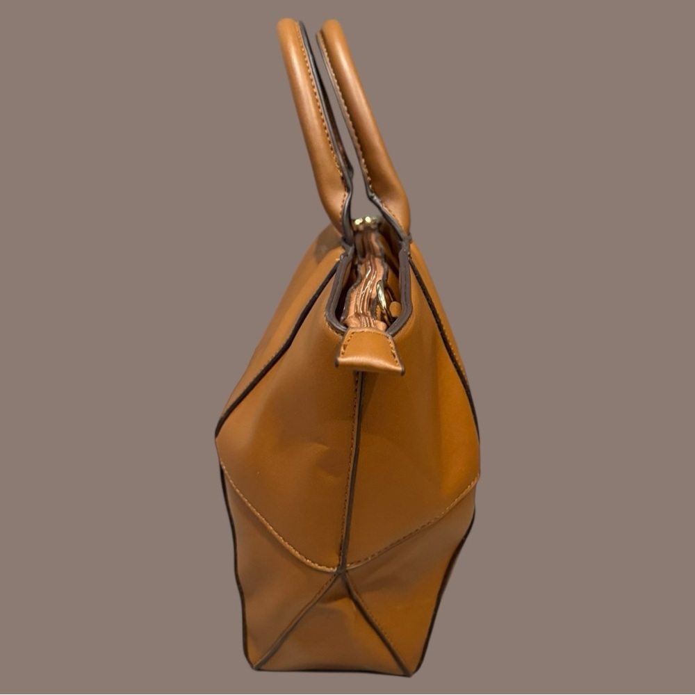 BCBGeneration Tan Leather Tote - Picture 3 of 12
